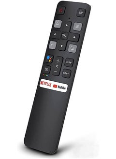 Zaboon Remote Control For Tcl Android Tv New Upgraded Replacement Rc802V For Tcl Tvs 40S330 32S330 40S334 32S334 70S430 32A325 32A323 65Q637 55S430 43S430 55Q637 43S434 75S434 32P30S  - Image 1