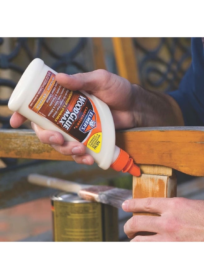 إلمرز E7300 كاربنترز وود جلو ماكس غراء للخشب تان 8 أونصة - Image 3