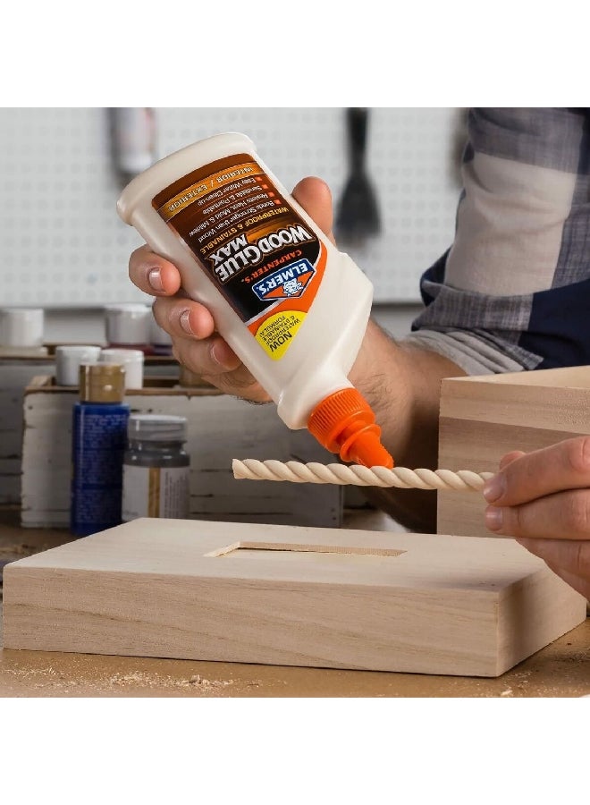 إلمرز E7300 كاربنترز وود جلو ماكس غراء للخشب تان 8 أونصة - Image 4