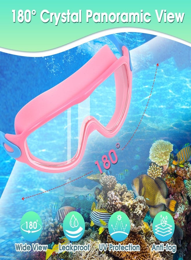 EverSport Goggles for Kids 6-14, 2 Pack Swimming Goggles, Clear Vision Anti-fog Pool Swim Goggles with Nose Cover Wide View Water Swim Mask for kids Toddler Girls Boys Teens age 4-7 8-14 8-12 3-5 3-6 - Image 2