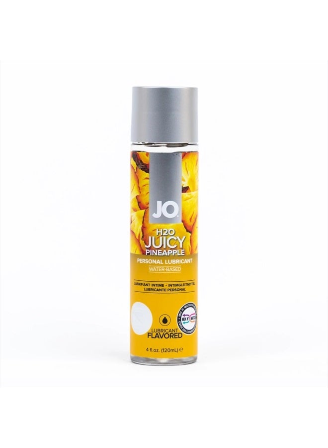 Jo System Jo H2o Flavored Lubricant JUICY PINEAPPLE Water Based Lubricant : Size 4 Oz - Image 1