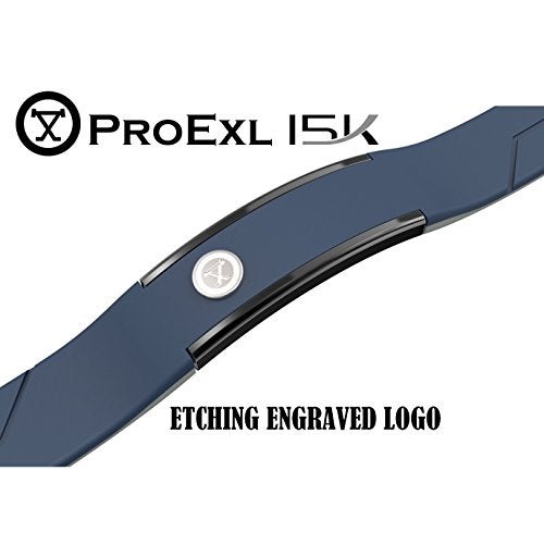 ProExl® 15K Sports Magnetic Bracelet 100% Waterproof and Fully Adjustable - (Navy Gray) - Image 2