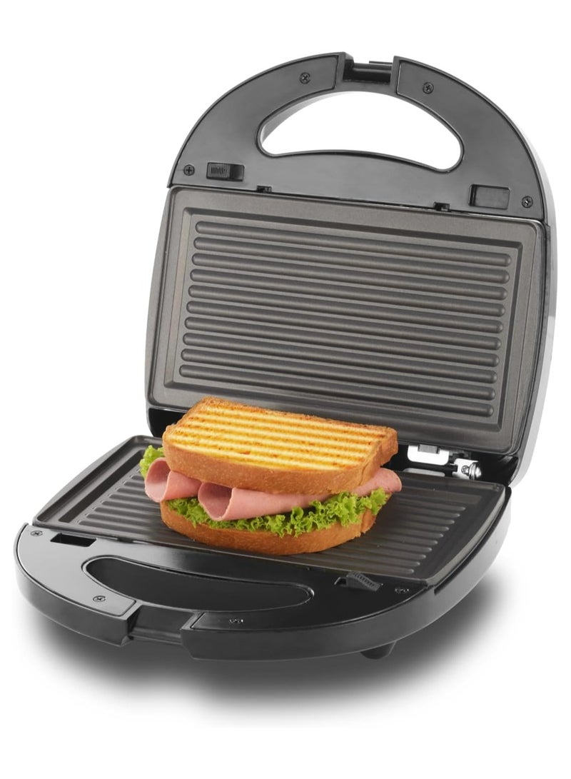 Jano 2-in-1 Sandwich Maker Non-Stick Waffle Maker With Removable Panels And LED Indicator Lights 750 W JN05303 Multicolour - Image 1