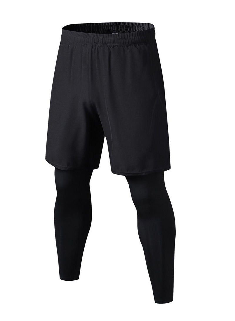 Mens Casual Shorts, sports shorts men's running training basketball quick-drying bottoming pants  - Image 1