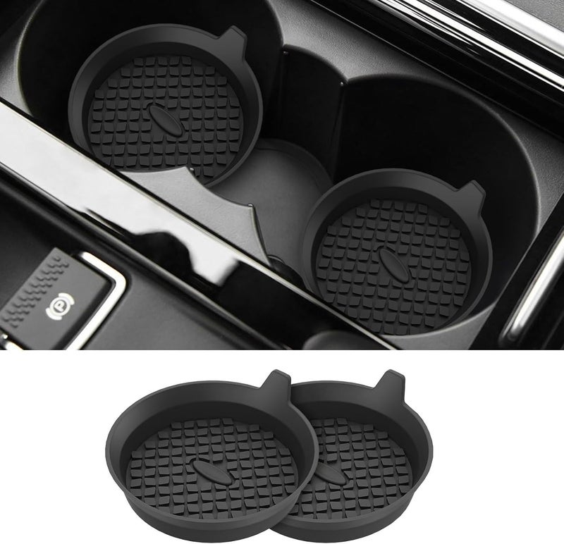 HSR Car Accessories Car Cup Holders, Silicone Universal Vehicle Non-Slip Cup Holders (2) - Image 1