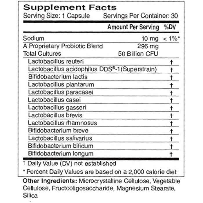 CardioTabs Advanced Probiotic w/ 50 Billion CFU Per Serving, Shelf Stable, Men's and Women's Probiotic Supplement to Stay Fit, 30 Capsules - Image 3