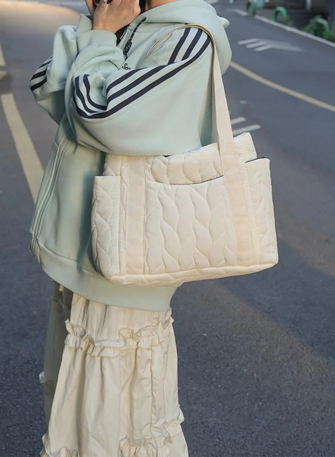 Take Two texture Double Strap Shoulder Bag