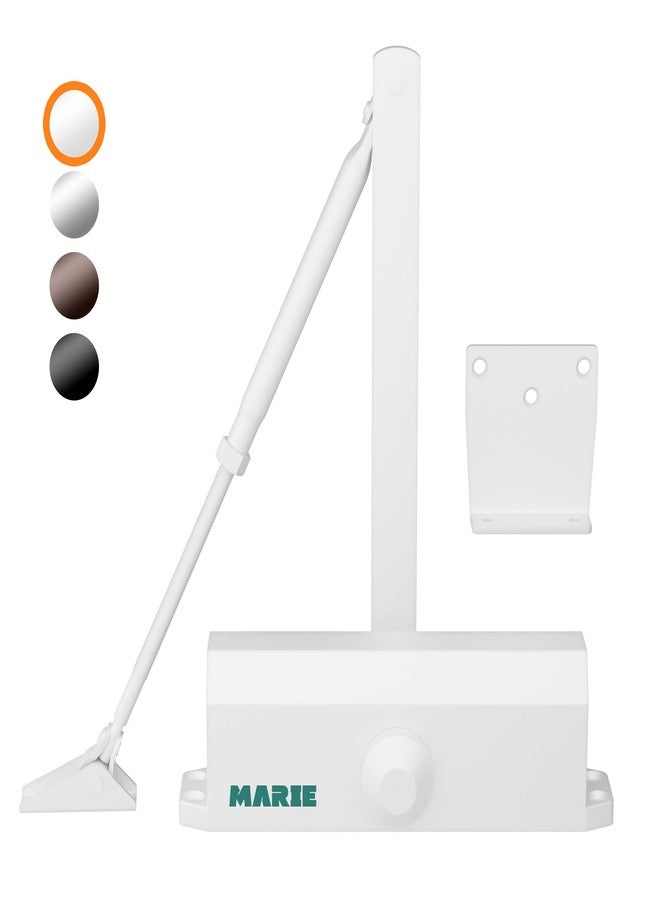 Marie Hold Open Door Closer Applies Regular,Top Jamb Mounting,Adjustable Automatic Size 2 Door Closer for 55-99 lbs Residential and Commercial Light Doors - Image 1