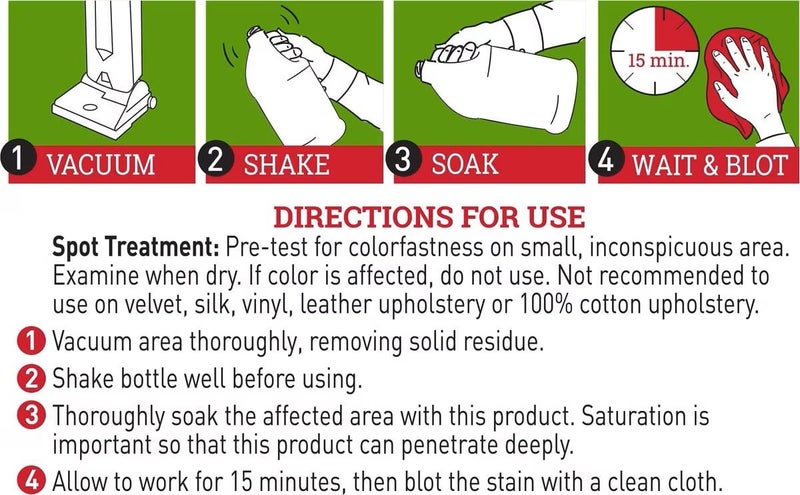 Nature's Miracle Nature’s Miracle Carpet Shampoo, Deep-Cleaning Pet Stain And Odor Remover, 64 Ounces - Image 3