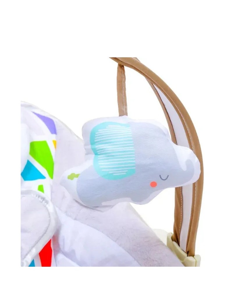 Factory Price - Factory Price - Miller Infant Bouncer With Music & Toys Multicolour - Grey - Image 1