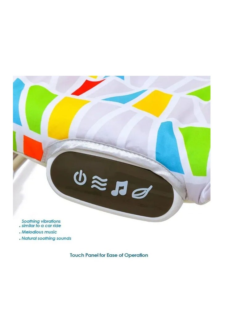 Factory Price - Factory Price - Miller Infant Bouncer With Music & Toys Multicolour - Grey - Image 1