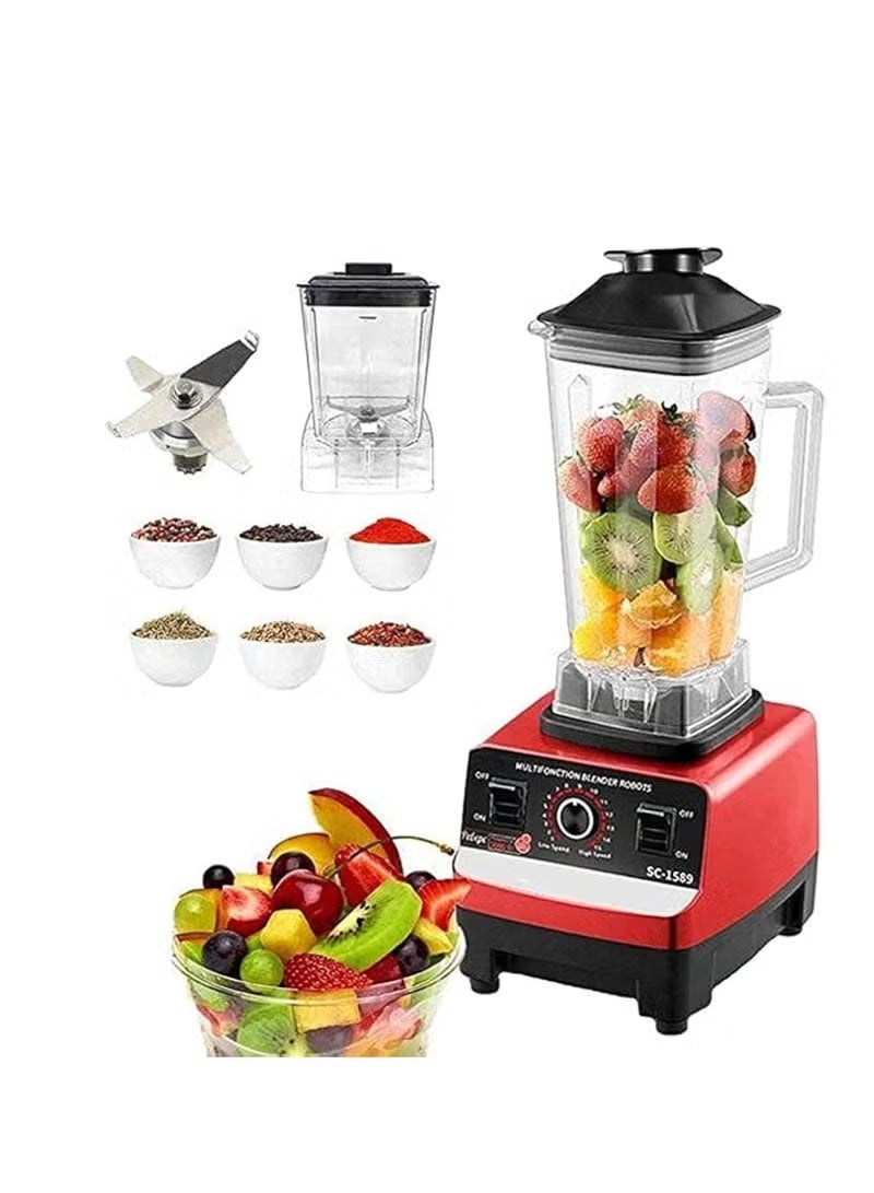 Anna&Mo 7000W Heavy Duty Commercial Grade Blender With 2 Jars - Image 1