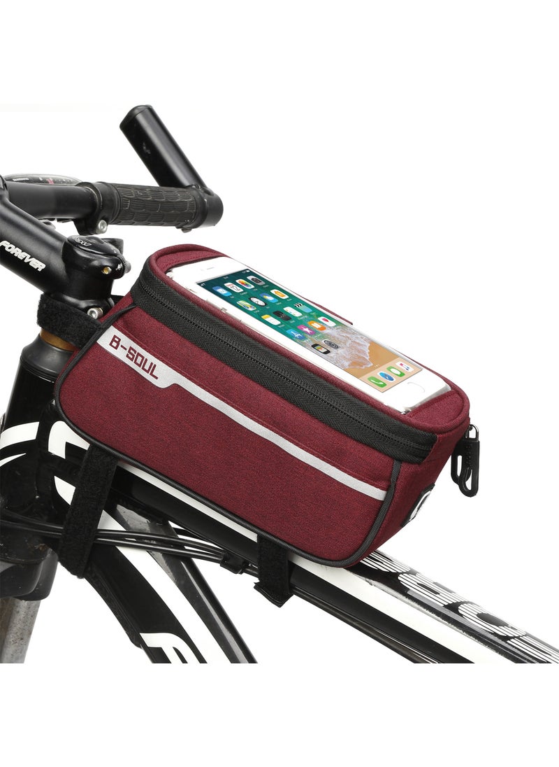 Generic B-SOUL Bike Bag Mountain Road Cycling Gear Saddle Pouch Red 