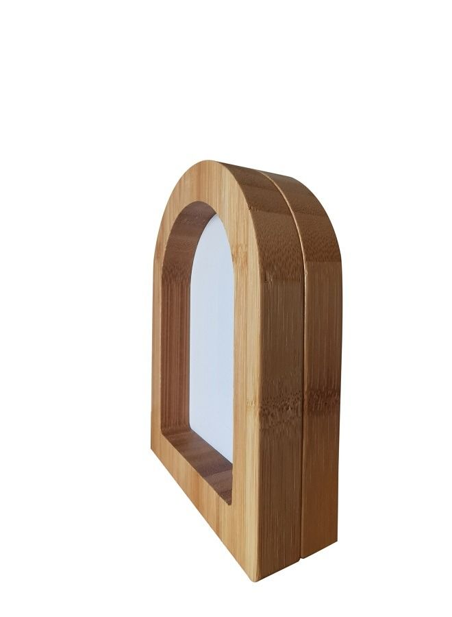 Beautiful Home Decor Natural Bamboo Made Desktop Photo Frame  - Image 4