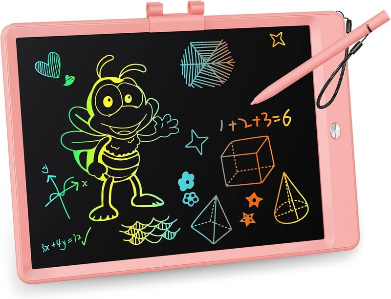 KOKODI تابلت كتابة LCD من كوكودي، هدايا للأطفال من عمر 3 سنوات، لوح رسم ملون بحجم 10 بوصات، لوحات رسم إلكترونية قابلة للمسح وإعادة الاستخدام، لعبة تعليمية وتعلمية للأطفال - Image 1