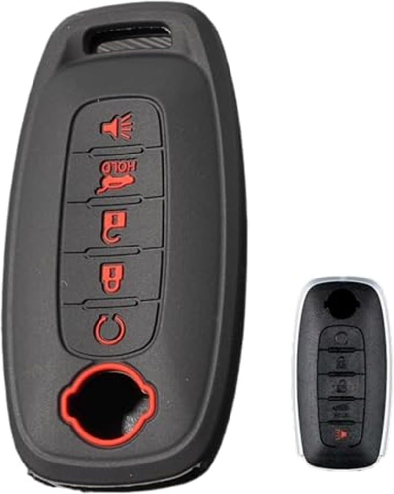 Wivplex 5 Button Car Key Fob Cover for Nissan - Image 3