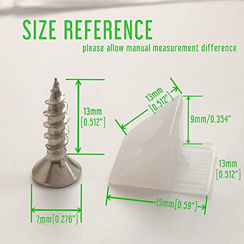GIFTED LUGAR Drawer Wedges, Sagging Drawer Support Brackets, Dress Drawer Repair Kit, Drawer Reinforcement (50 Sets) - Image 2