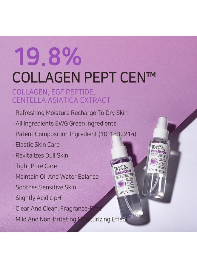 ايه بي ال بي Collagen Egf Peptide Mist Essence Collagen Pept Cen™ 27.2% 3.55 أونصة سائلة/عناية مرنة للعناية بالبشرة الكورية، تجديد الرطوبة، تنشيط البشرة بلطف وتحسين ملمس البشرة - Image 3