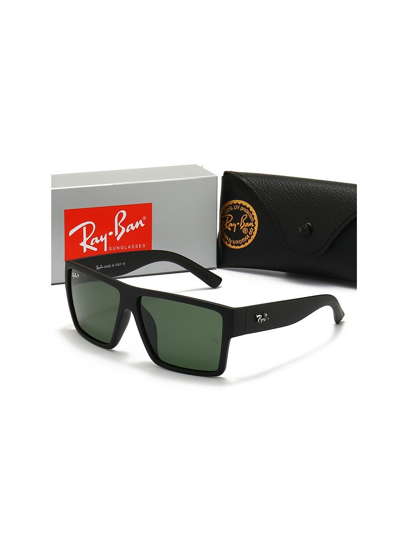 Ray-Ban Ray-Ban Fashion Sunglasses Black Framed with Green UV Lenses  - Image 1