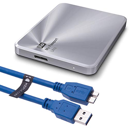 Keple USB Micro-B Cable for LaCie Porsche Design, Slim, P'9230, Rugged Mini, Triple, Sony SL-BG1, HD-S1A, SL-BG1, HD-SG5, HD-E2, HD-E1, HD-EG5, Freecom 35610, Fuji X-T2, GFX 50S, Hard Drive (3ft) - Image 4