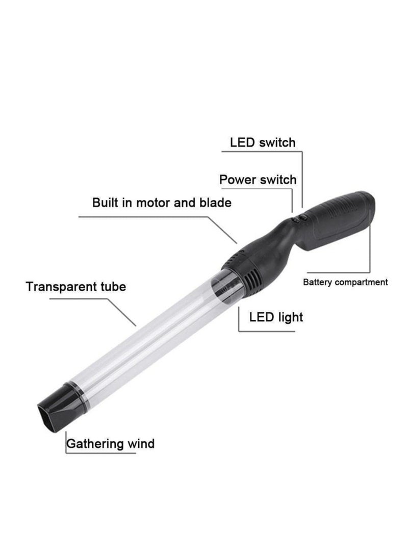SYOSI - Vacuum Bug Catcher Electric Bug Catcher Handheld Bug Vacuum With LED Flashlight For Catching Spiders Ants Flies Stink Bugs Beetles (Battery Not Included) - Image 1