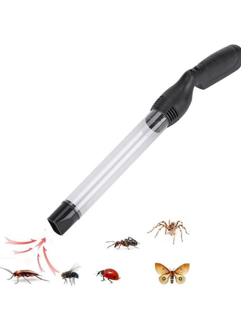 Vacuum Bug Catcher Electric Bug Catcher Handheld Bug Vacuum With LED Flashlight For Catching Spiders Ants Flies Stink Bugs Beetles (Battery Not Included)