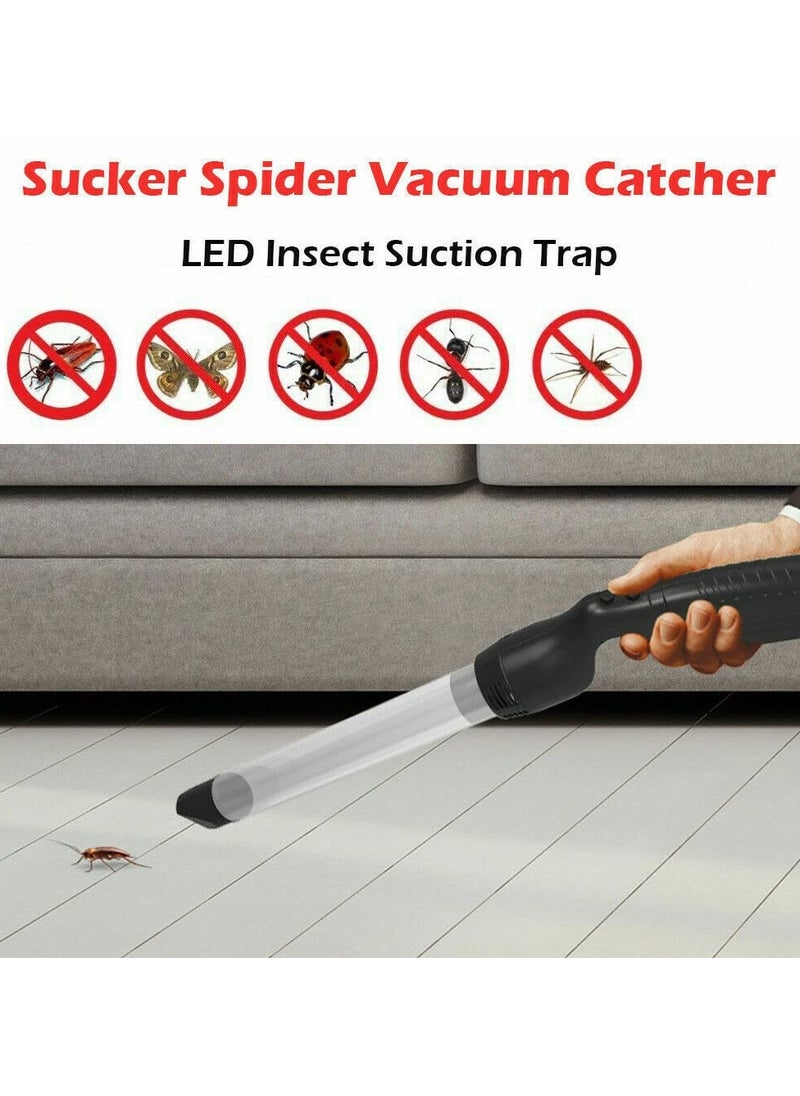 SYOSI - Vacuum Bug Catcher Electric Bug Catcher Handheld Bug Vacuum With LED Flashlight For Catching Spiders Ants Flies Stink Bugs Beetles (Battery Not Included) - Image 1