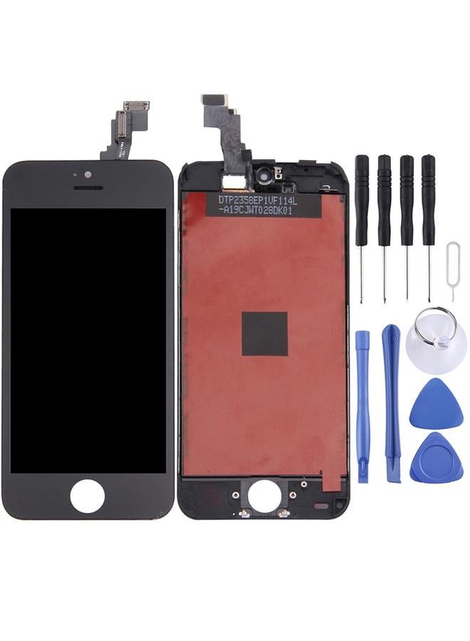 erorex TFT LCD Screen with Frame for iPhone 5C (Black) - Image 1