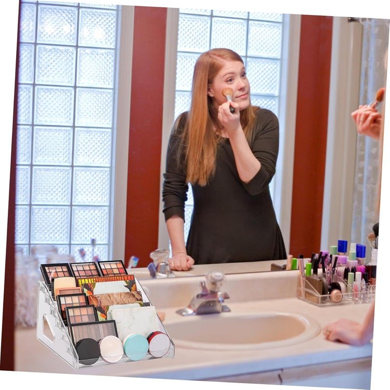 1pc Multi-Layer Nail Polish Display Rack Seven Makeup Organizer for Cosmetics and Lipstick Space-Saving Storage for Vanity and Tabletop Use - Image 2
