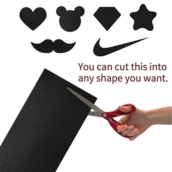 AMAZBIRD Leather Repair Patch Kits for Couches Car Seats and Bags Adhesive Patch for Vinyl Repair 4" x 8inches 3Pcs - Image 3