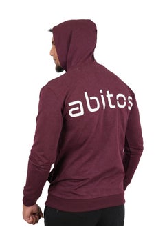 Abitos Men's Cotton Hoodie - Soft & Comfortable Pullover Hoodie for Activewear, Casual Wear & Outdoor Activities  - Image 2