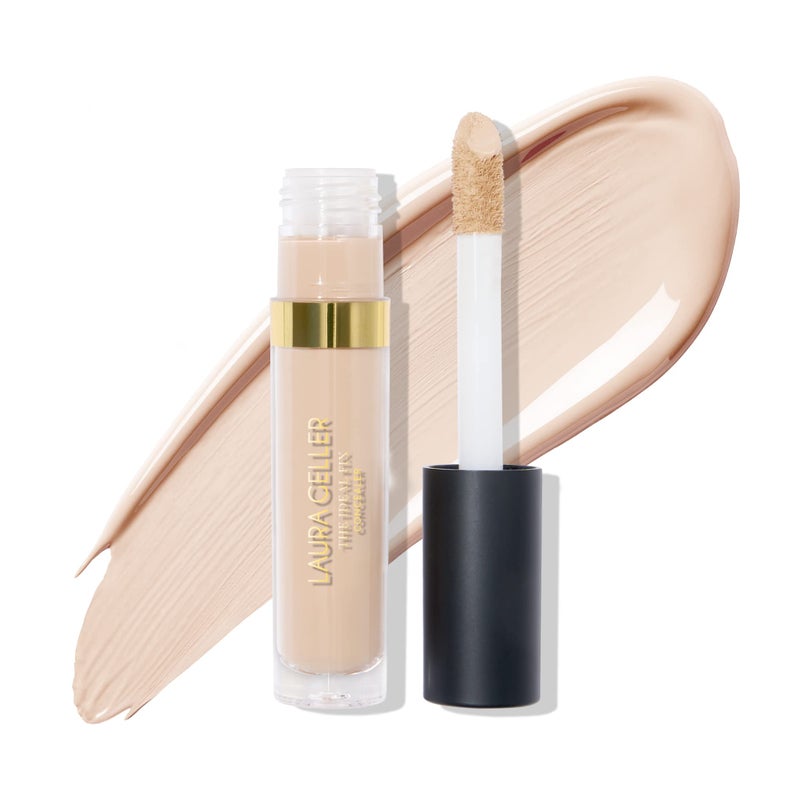 LAURA GELLER NEW YORK The Ideal Fix Concealer - Porcelain - Buildable Medium to Full Coverage Liquid Concealer - Covers Under Eye Dark Circles & Blemishes - Long-Lasting - Image 1
