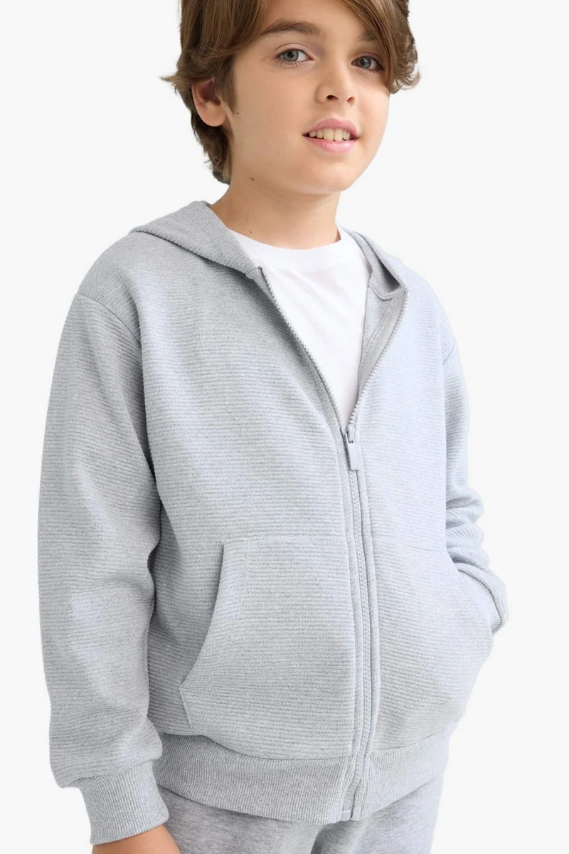 ديفاكتو Boy Zip-Up Hoodie