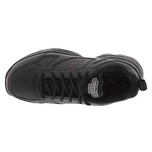 SKECHERS حذاء سكيشرز للنساء للعمل ديتون بريسلين واسع، أسود، 11 W US - Image 3