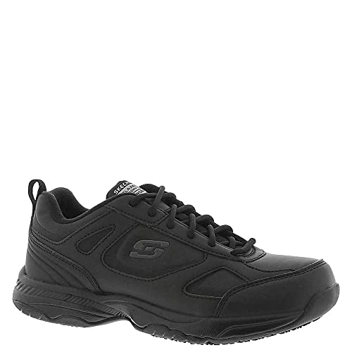 SKECHERS حذاء سكيشرز للنساء للعمل ديتون بريسلين واسع، أسود، 11 W US - Image 2