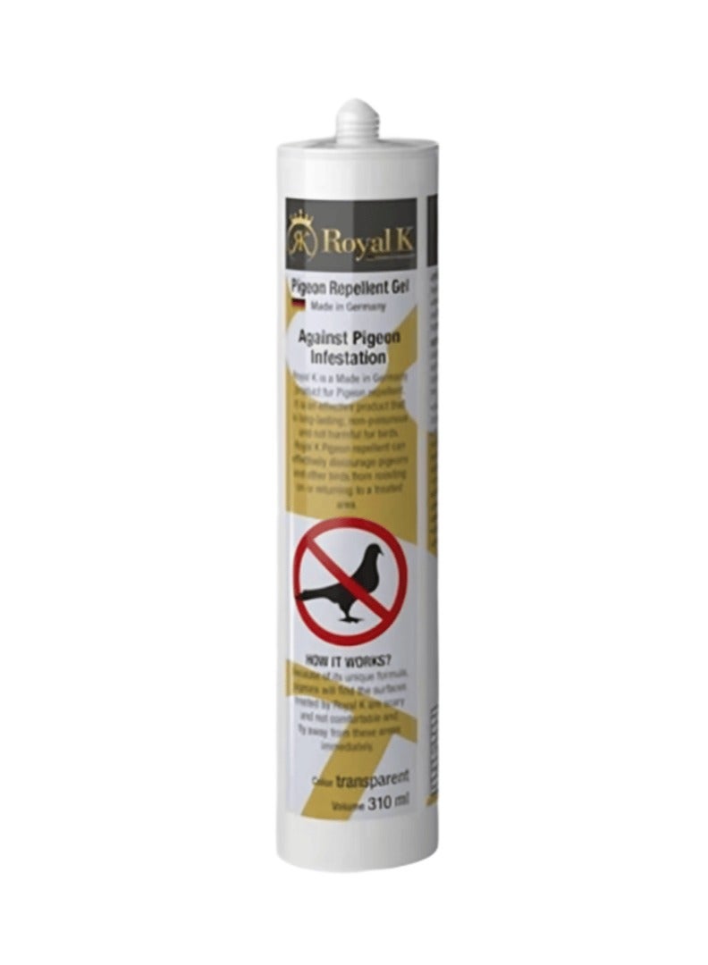 Royal K Royal K Effective Pigeon & Bird Repellent Gel - Long-Lasting Transparent Formula (310ml)  - Image 2