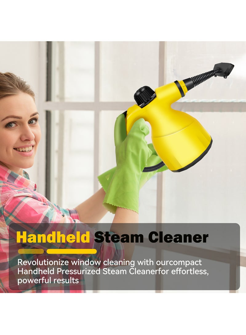 جوشبيرغ منظف ​​بخاري محمول، جهاز بخاري مضغوط متعدد الأغراض، تسخين سريع مع سلك بطول 9.18 قدم، منظف بخاري خالٍ من المواد الكيميائية للمنزل، الجص، السيارات، المفروشات، النوافذ، الحمامات والمزيد - Image 5