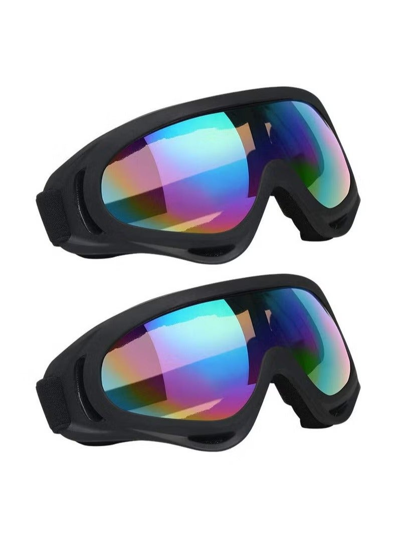 Unisex Snow Goggles Windproof 100% UV Protection,Cycling Motorcycle Snowmobile Ski Goggles, Outdoor Sports Ski Glasses - Image 1