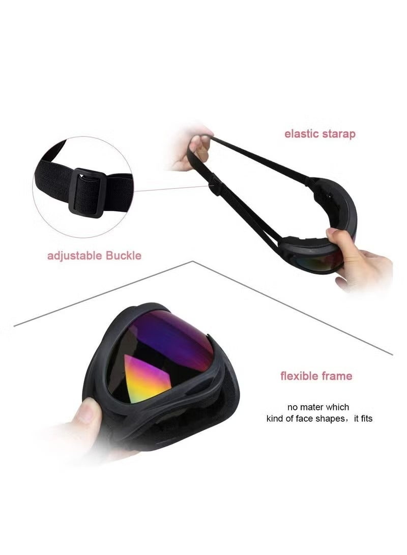 Unisex Snow Goggles Windproof 100% UV Protection,Cycling Motorcycle Snowmobile Ski Goggles, Outdoor Sports Ski Glasses - Image 4