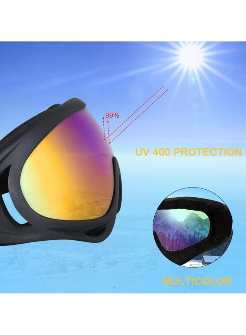 Unisex Snow Goggles Windproof 100% UV Protection,Cycling Motorcycle Snowmobile Ski Goggles, Outdoor Sports Ski Glasses - Image 5