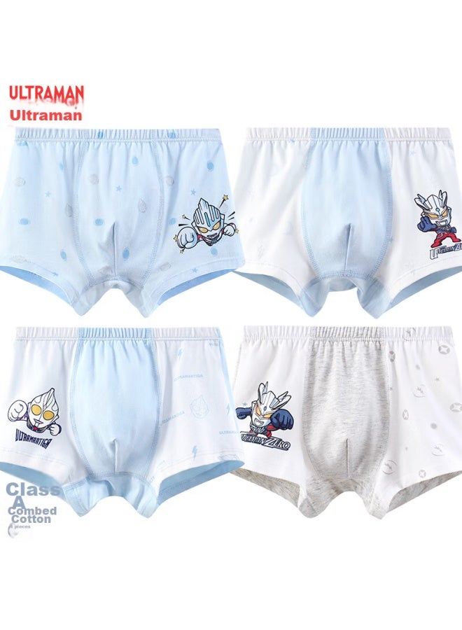 Ultraman Children's Underwear, Boys' Boxer Briefs, Thin Spring And Summer Style, Boys' Square-leg Shorts, Baby Triangle Briefs, 90004, 120 - Image 1