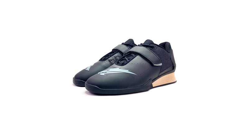 VELAASA Strake | Olympic Weightlifting Shoes | Men and Womens Heavy Lifting Shoes | Cross Training | Powerlifting Apparel | Shoes for Squats | Lifting Gear | Black - 9.5 M / 11.0 W - Image 1