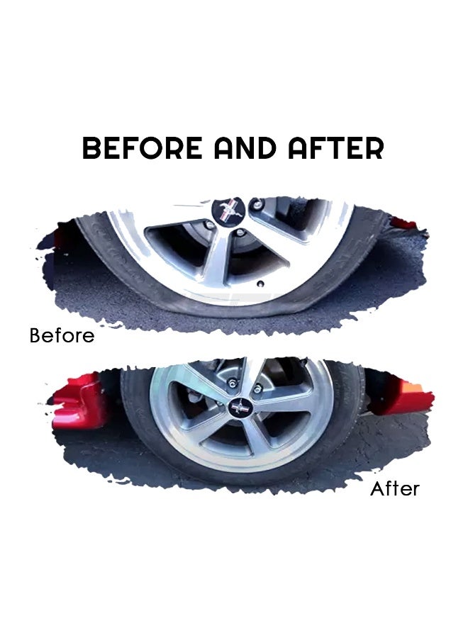 جيتسون بخاخ إصلاح ثقوب الإطارات الفوري من جيتسون، سعة 450 مل، منفاخ ومانع تسرب للإطارات المسطحة في حالات الطوارئ، لا حاجة لرافعة أو أدوات، مناسب للسيارات وسيارات الدفع الرباعي والشاحنات الصغيرة والدراجات النارية - G-1116B - Image 4