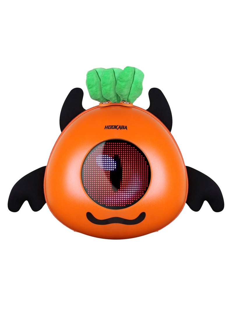 Hookaba Store Hookaba GlowBuddy LED Eyes Backpack | Kids Smart Bag With App Control, Programmable Screen & Water Resistant | For School, Picnic, Travel | Mini Digital Daypack For Girls & Boys - Image 1