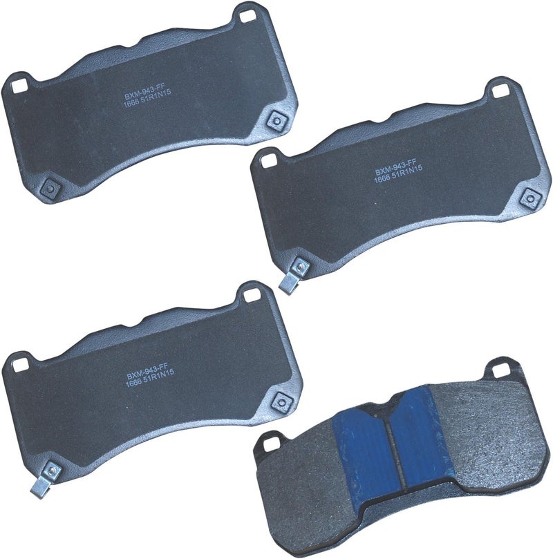 Bendix Premium SBM1666 Semi-Metallic Front Brake Pads for Ford Mustang 2014-2013 - Image 1