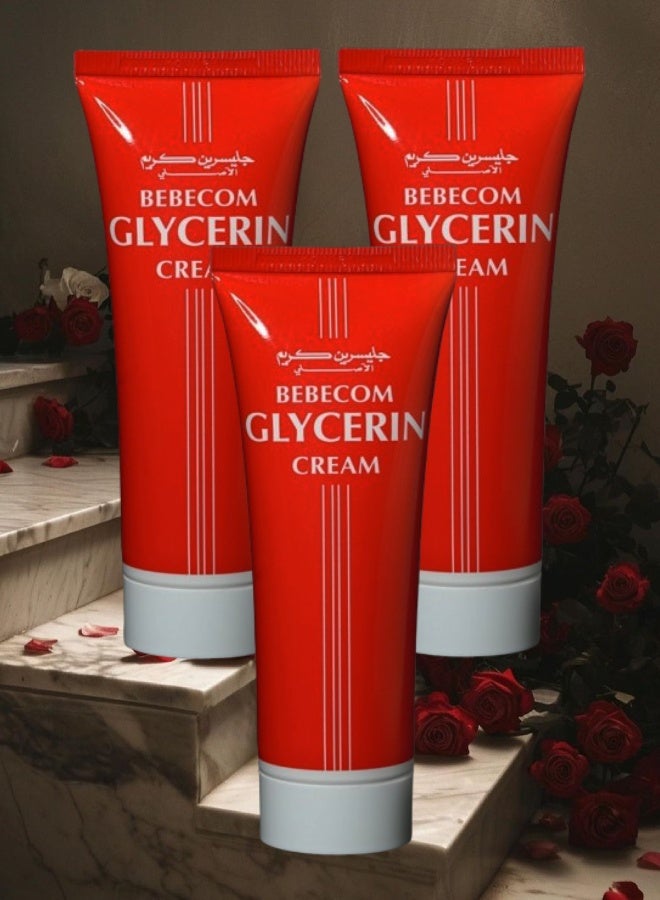 Bebecom 3 Pieces Bebecom Glycerin Cream Tube 75ML - Image 1