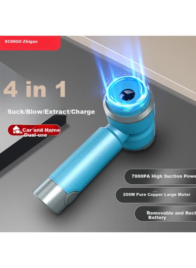 Chigo Wireless Car Vacuum Cleaner With Detachable Lithium Battery Pack For Home And Car Use, Powerful Suction X7 - Image 1