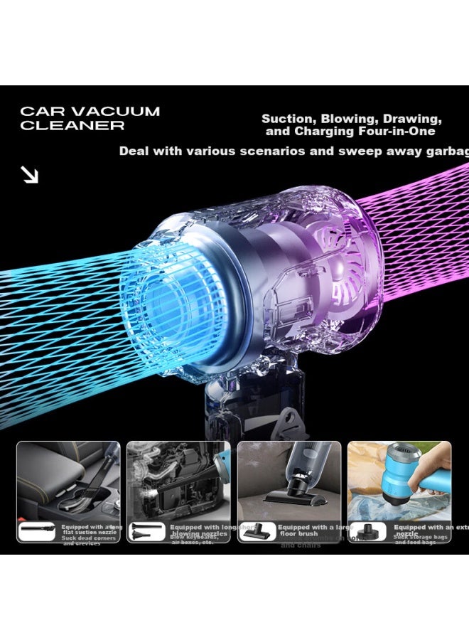 Chigo Wireless Car Vacuum Cleaner With Detachable Lithium Battery Pack For Home And Car Use, Powerful Suction X7 - Image 4
