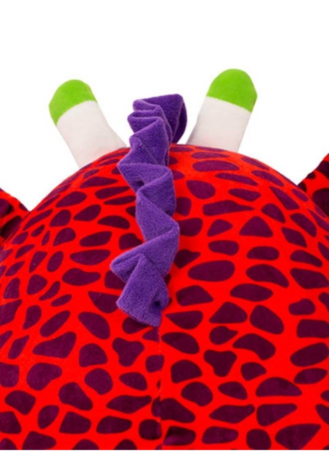Cuddles Red Reindeer 16in Cuddles Plush Pillow Cushion, Soft Toy Rudolph Character, Kids' Valentine's Gift, Multicolor  - Image 4