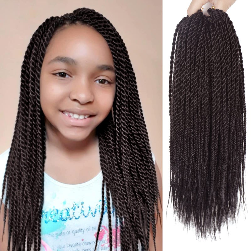 NAYOO Senegalese Twist Crochet Hair  8 Packs 14 Inch Small Crochet Hair for Braiding 30 StrandsPack Crochet Braids Hair For Black Women Crochet Twist Hair Braiding Hot Water Setting14 Inch4